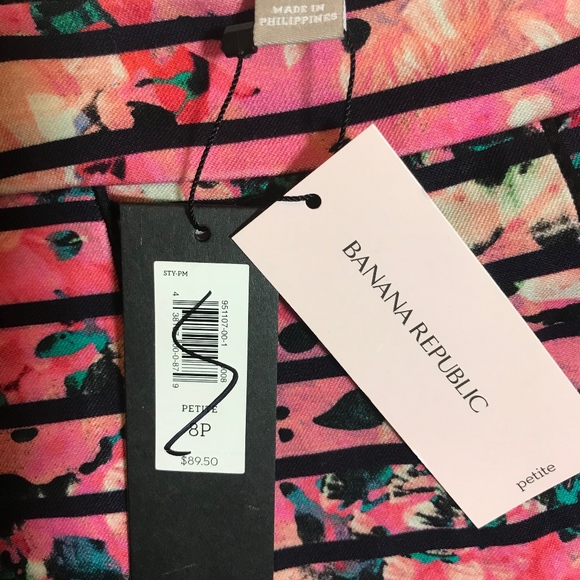 NEW Banana Republic Floral Skirt 8P - Picture 4 of 4